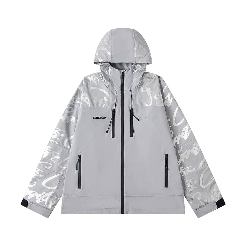 Corteiz Devil's Island Stormtrooper Waterproof Jacket Grey