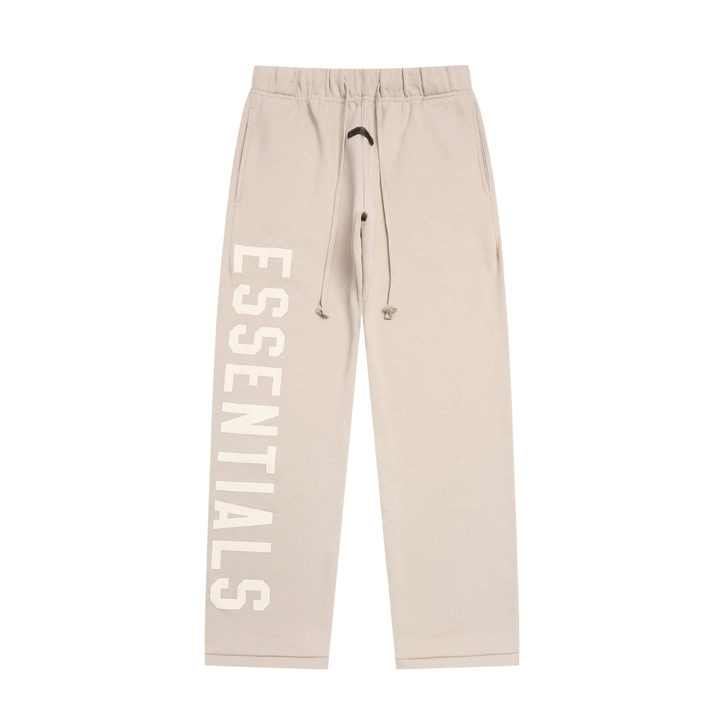 Fear Of God Essentials Flocked Big Logo Fleece Sweat Pants Streetwear
