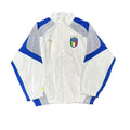 Corteiz Devil's Island Woven Track Jacket – White & Blue