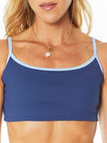 RIBBED TWO TONE BRALETTE