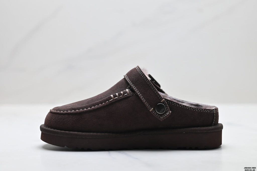 UGG Ethnic-Trim Shearling Slip-On Shoes
