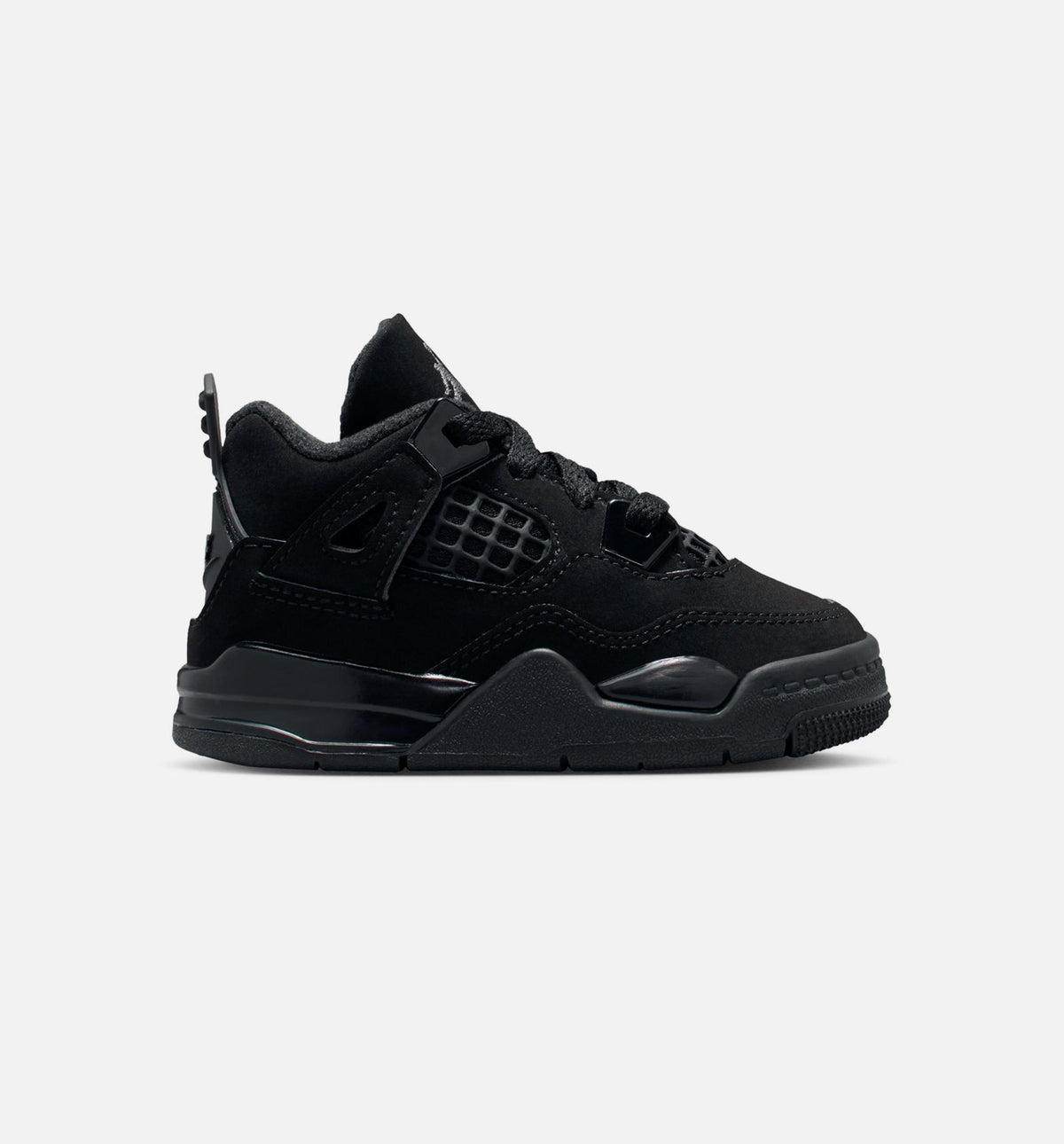Air Jordan 4 Retro Infant Toddler Lifestyle Shoe - Black/Light Graphite