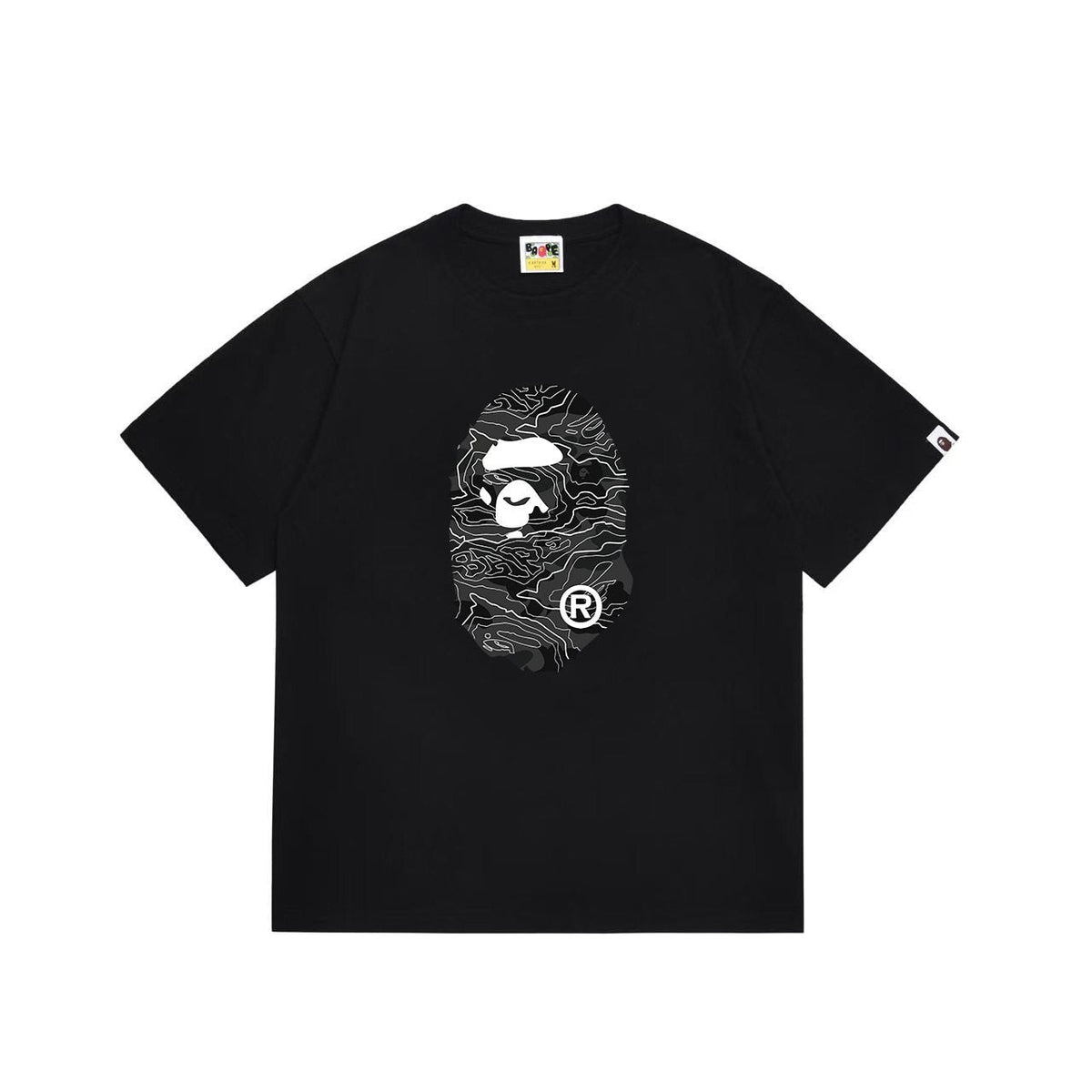 BAPE Oval Front and Back Graphic Short-Sleeve T-Shirt