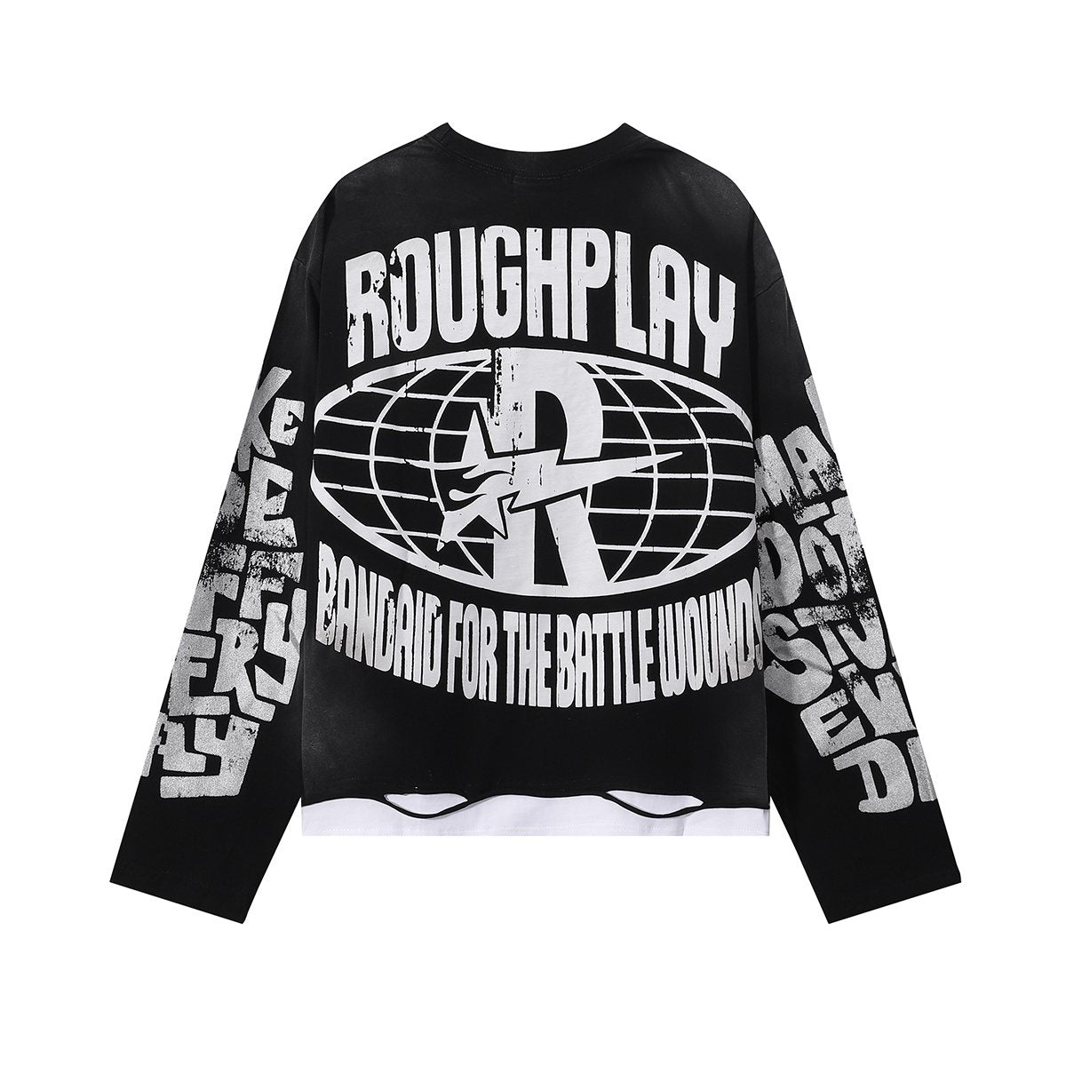Rough Play Moon Walker Graphic Long-Sleeve T-Shirt