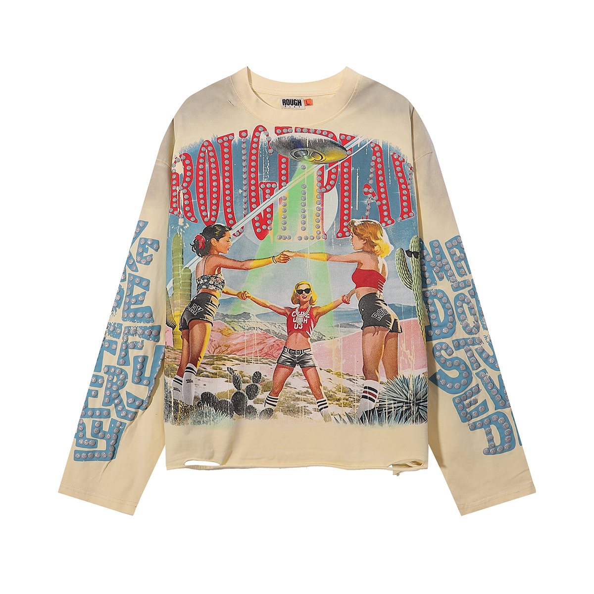 Rough Play Together Graphic Long-Sleeve T-Shirt