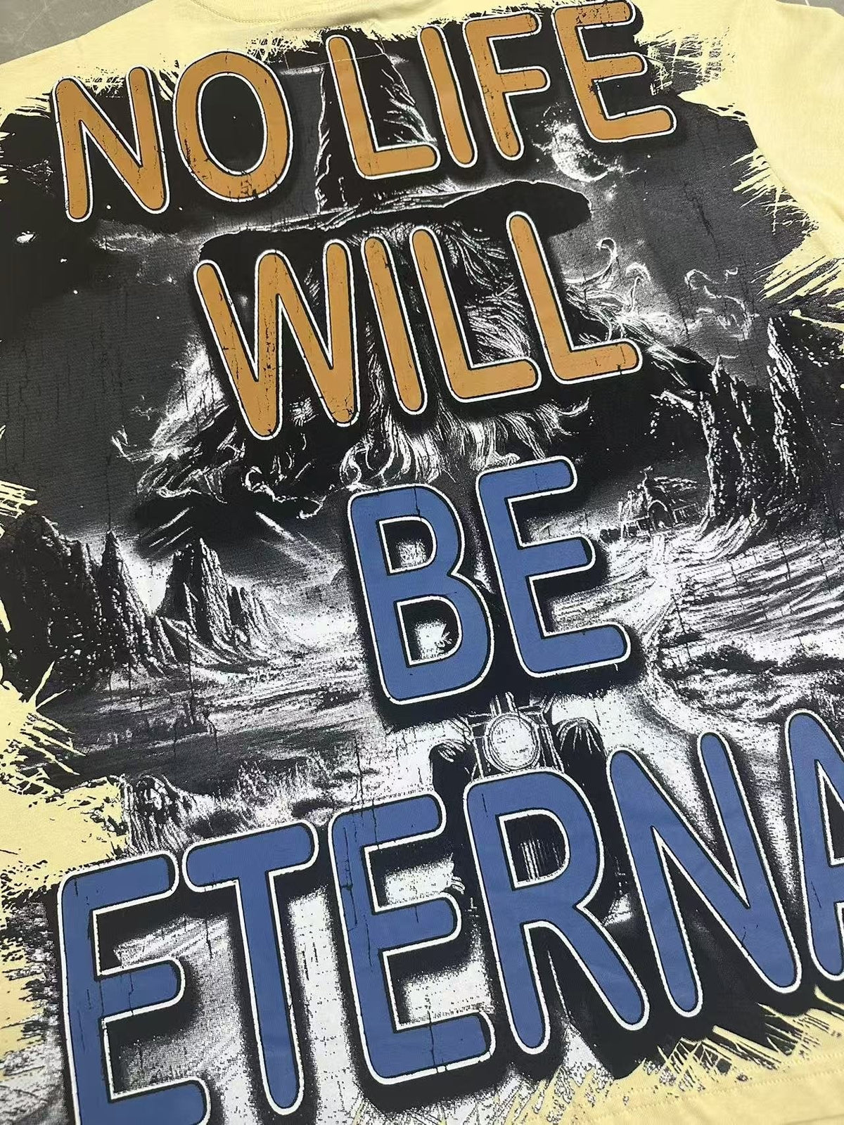 Godspeed No Life Will Be Eternal Graphic T-Shirt