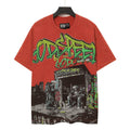 Godspeed Washed Red Skeleton Graphic T-Shirt