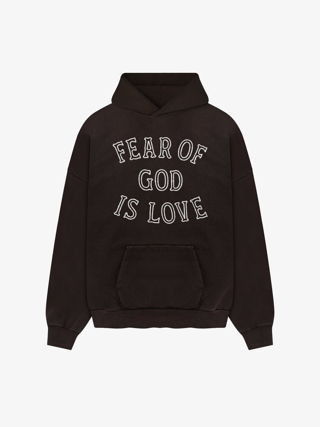 FEAR OF GOD Is Love Embroidered Washed Hoodie