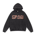 Fear of God Washed Black Pullover Hoodie