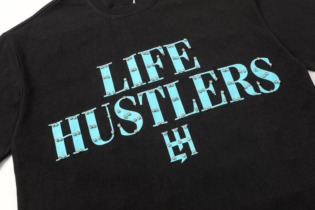 Life Hustlere Blue HH Graphic T-Shirt