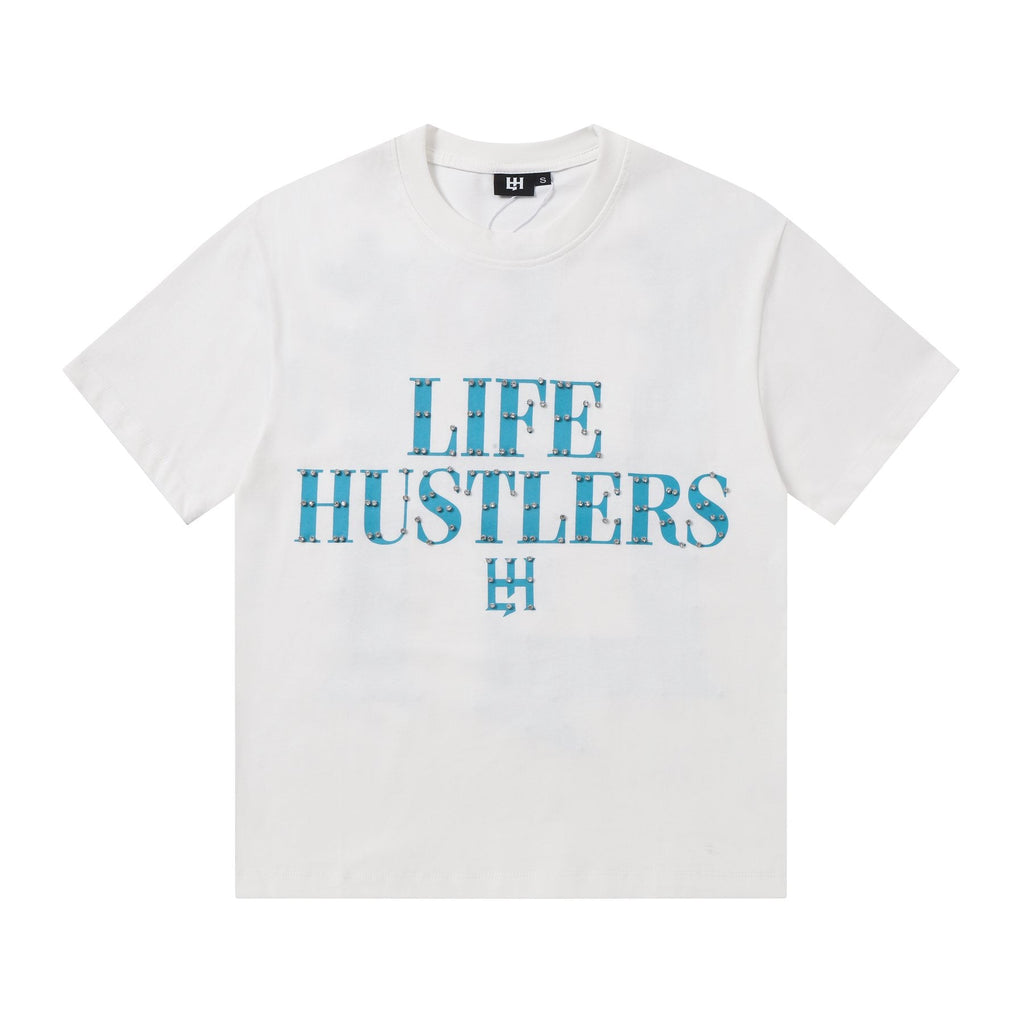 Life Hustlere Blue HH Graphic T-Shirt