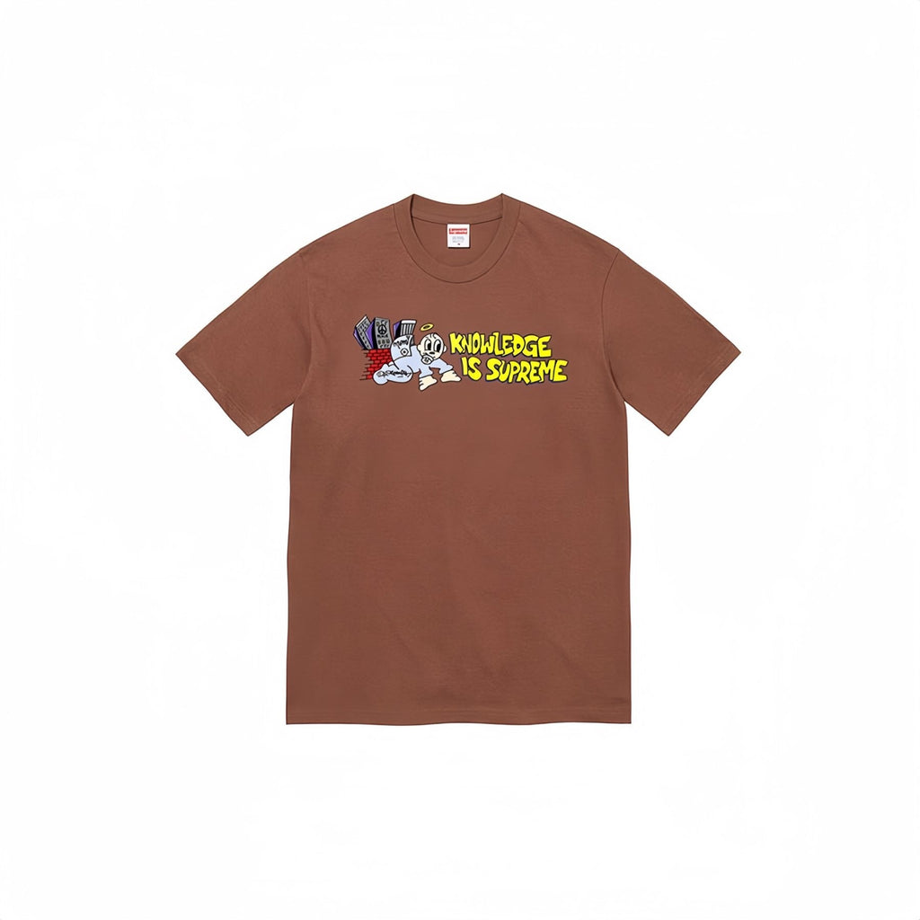 Supreme Knowledge Cartoon Graphic T-Shirt