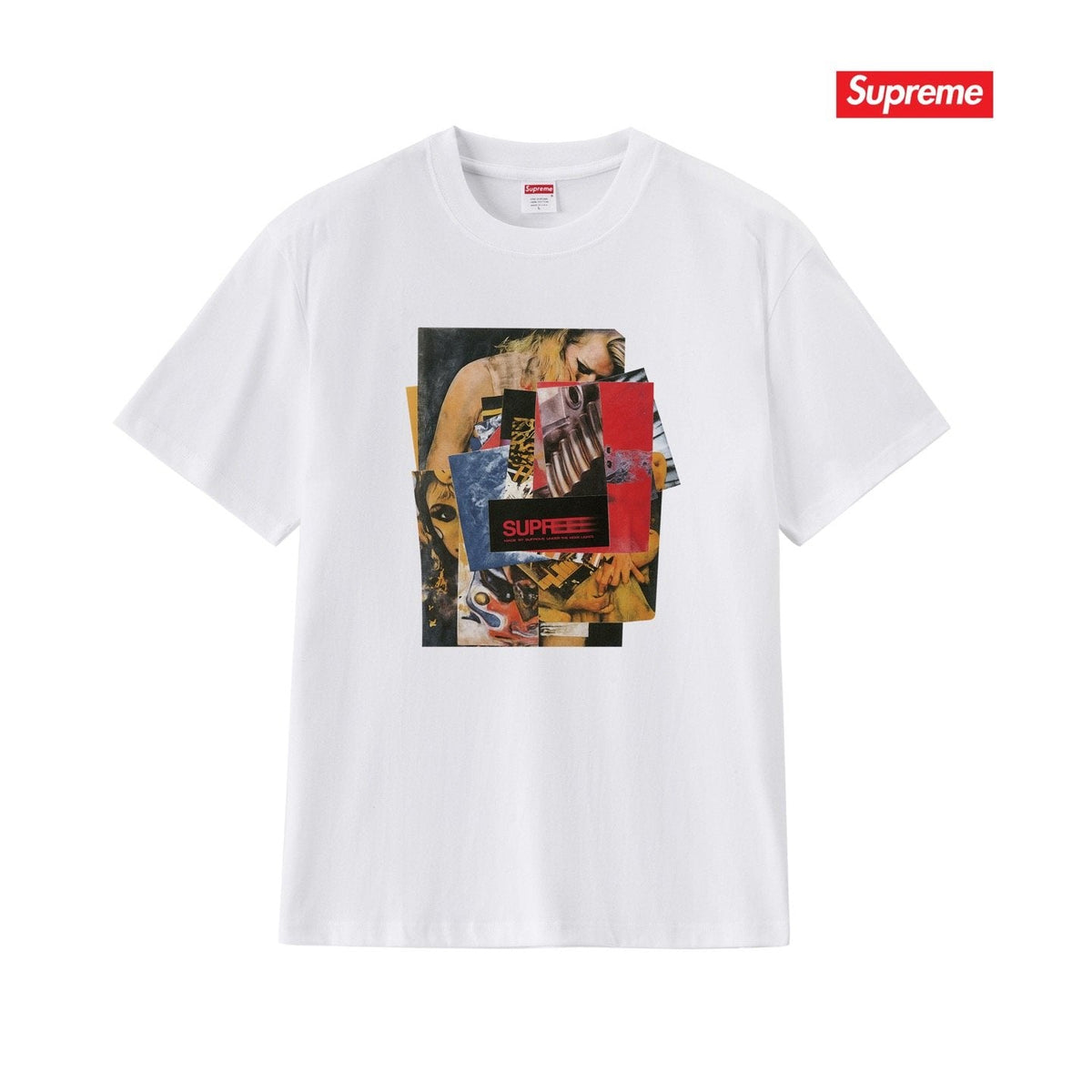 Supreme Collage Graphic Short-Sleeve T-Shirt