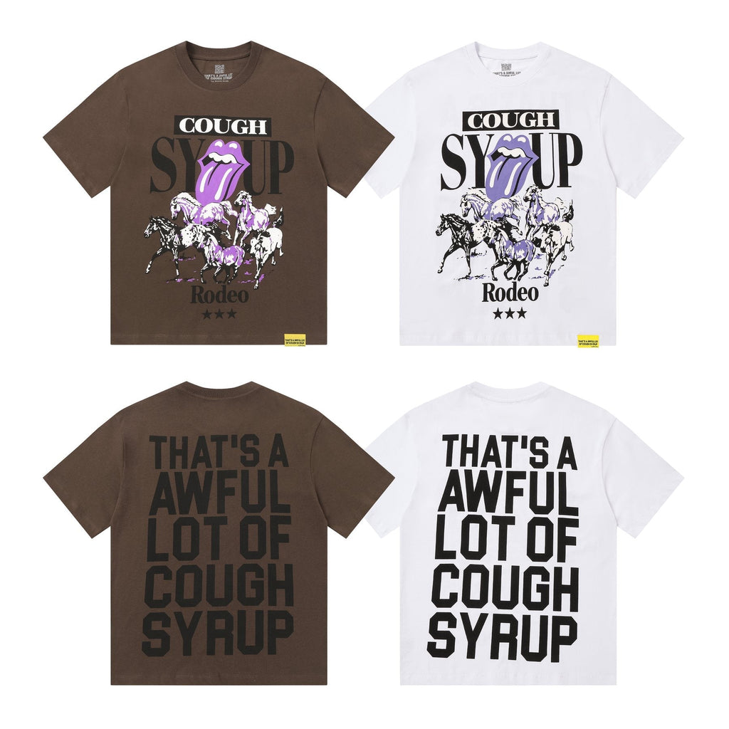 THAT'S A AWFUL LOT OF COUGH SYRUP Front & Back Graphic T-Shirt