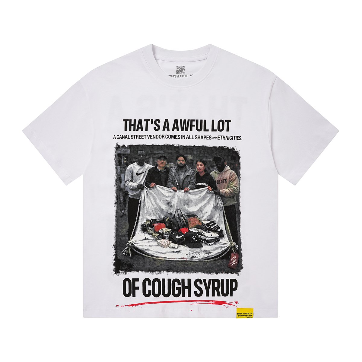 THAT'S A AWFUL LOT OF COUGH SYRUP Photo Graphic Short-Sleeve T-Shirt