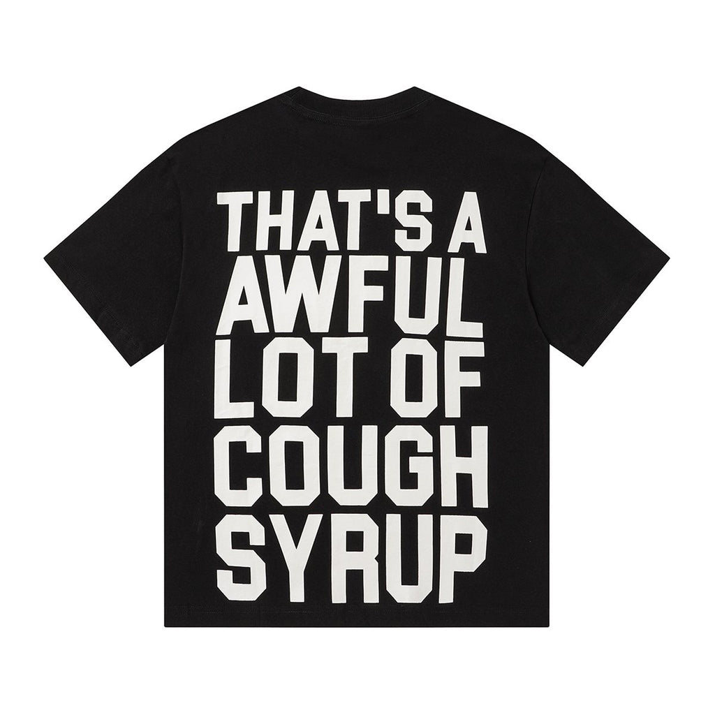 THAT'S A AWFUL LOT OF COUGH SYRUP Photo Graphic Short-Sleeve T-Shirt