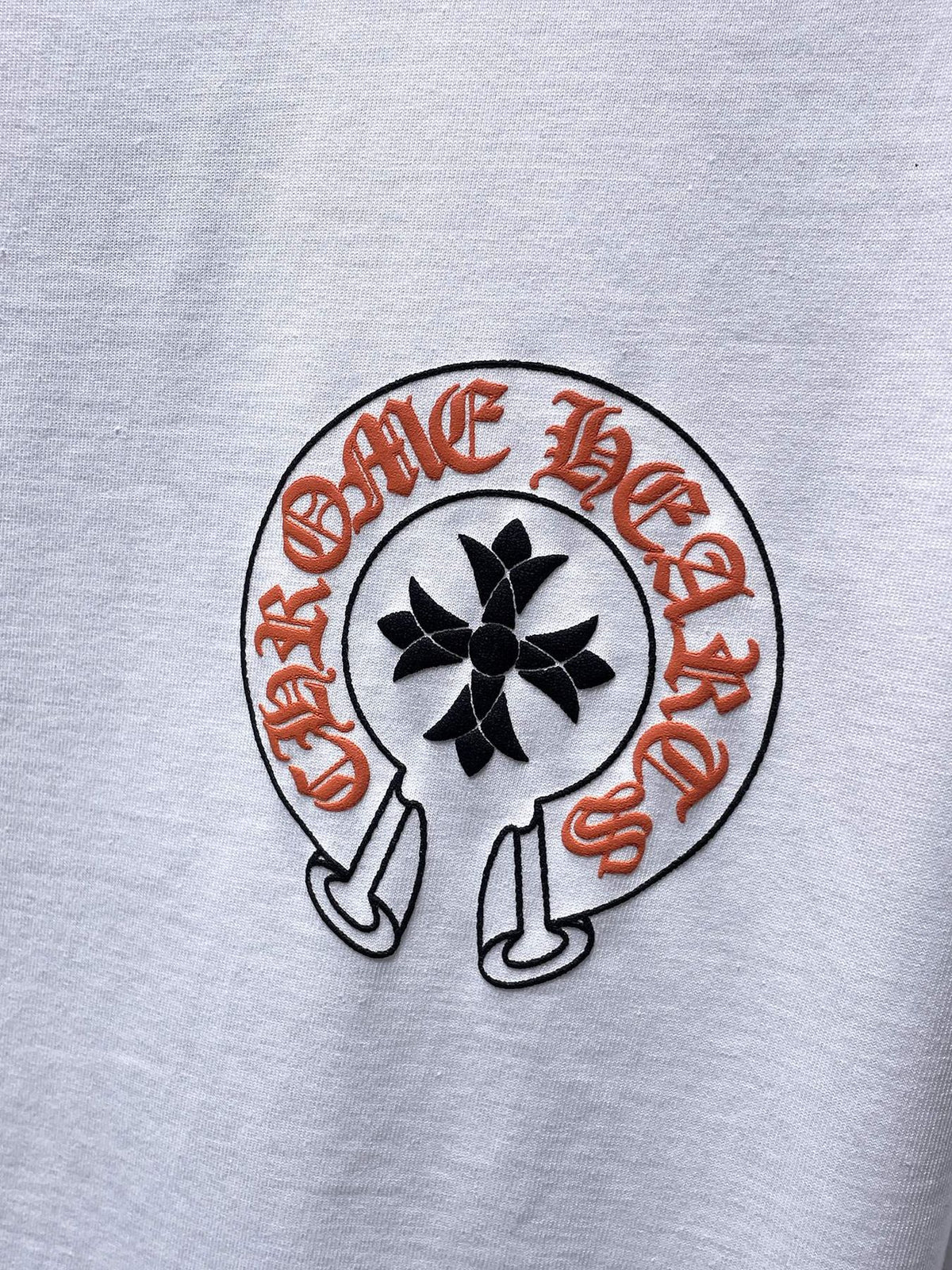 Chrome Hearts Splatter Horseshoe Graphic T-Shirt