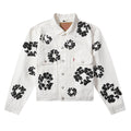 Denim Tears All‑Over Black Floral Print Streetwear Jacket