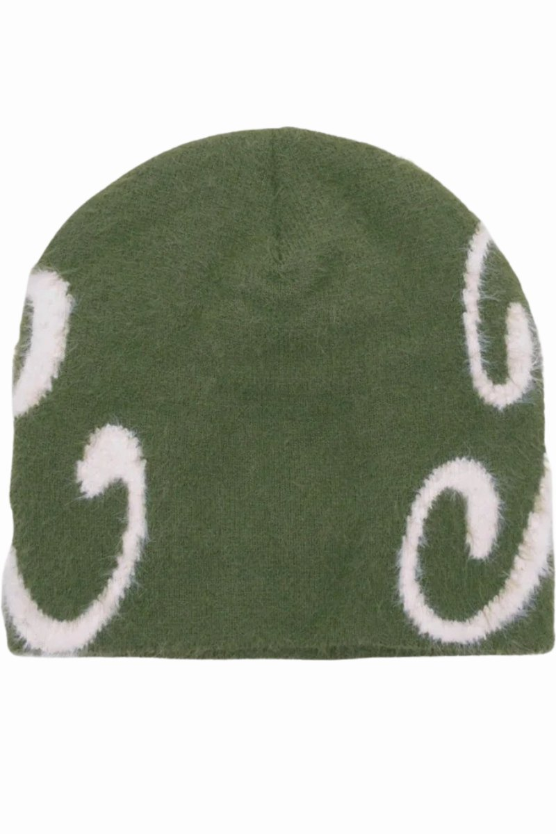 JACKER BLUE MOHAIR BEANIE Green