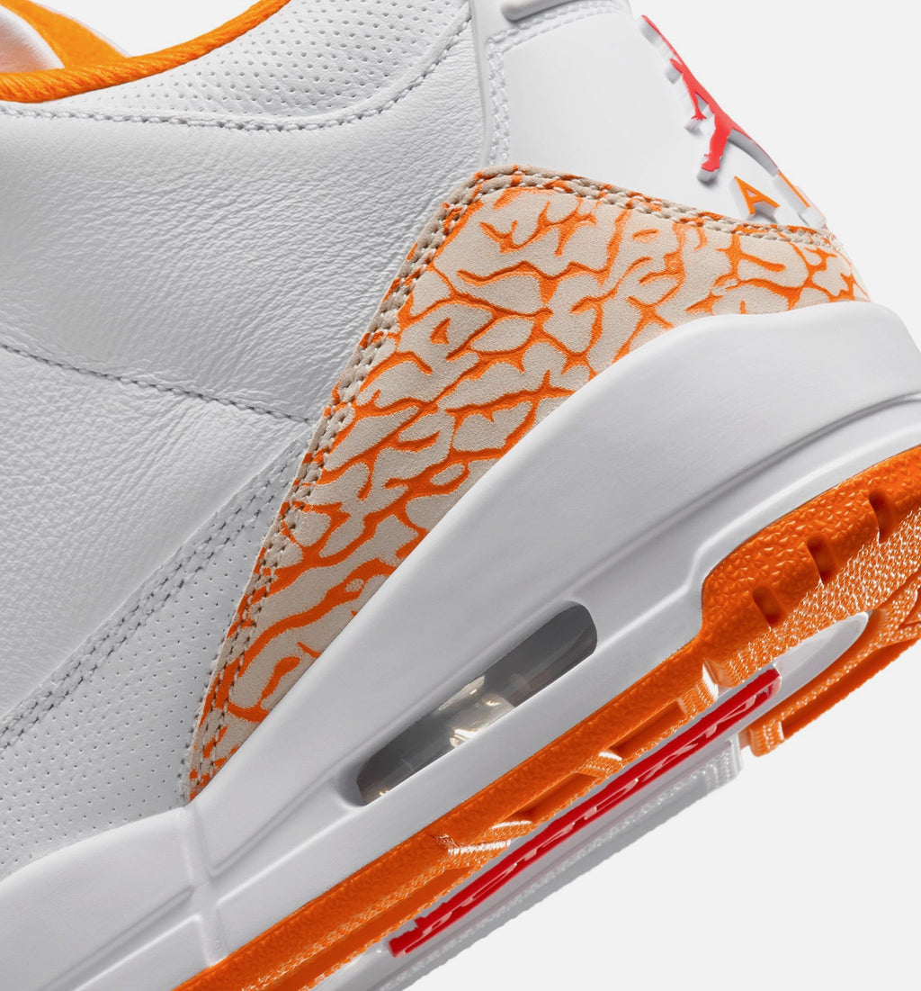 Air Jordan 3 Retro "Orange Citrus" Women's Shoe – White/Multicolor