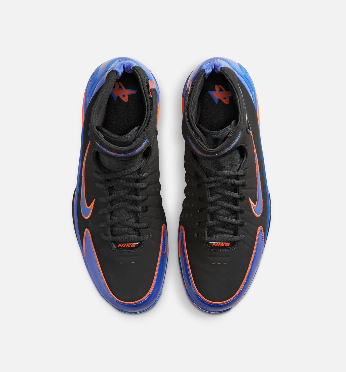 Nike Air Zoom Huarache 2K4 Penny Hardaway Men's Basketball Shoes - Black/Royal/Orange