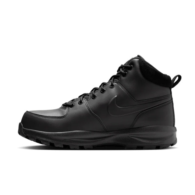 Men's Nike Manoa Leather Black/Black-Black (HF7095 001)