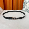 DIOR 25S BELT 20 MM IN BLACK CALFSKIN 595244