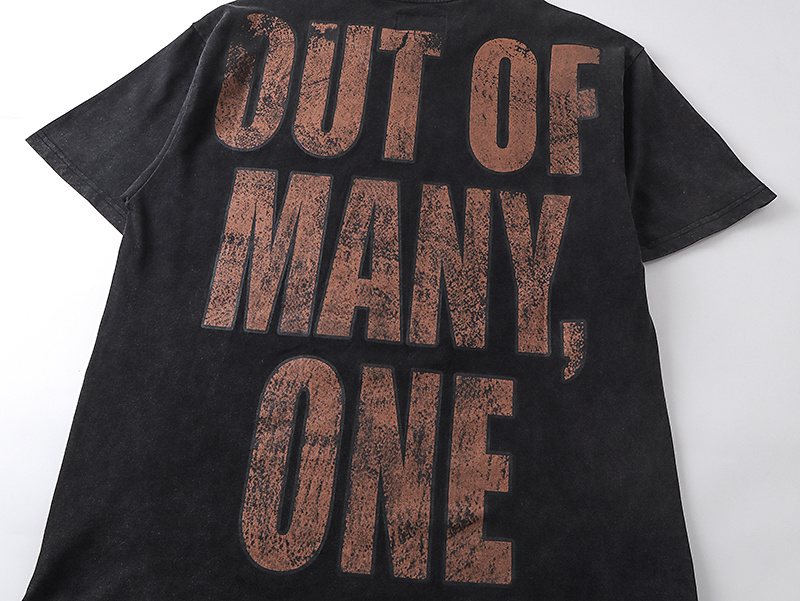 Godspeed Out of Many One Astronaut Skull Graphic T-Shirt