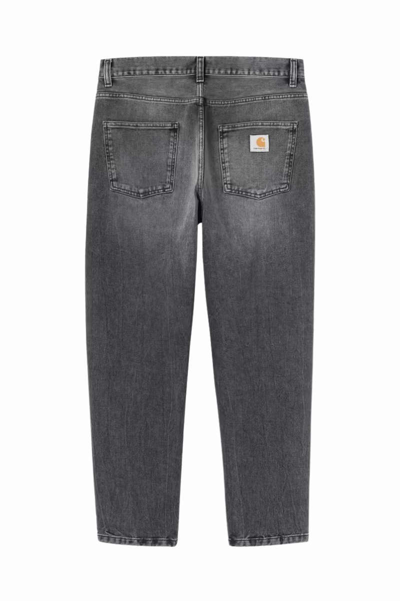 CARHARTT WIP NEWEL PANT Black Marble Used Wash
