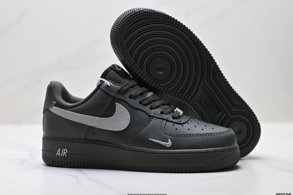 Nike Air Force 1 Low Charcoal Gray Unisex Sneakers Style 18
