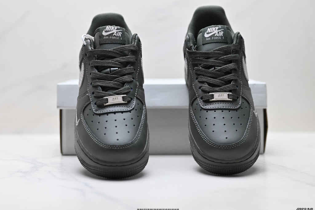 Nike Air Force 1 Low Charcoal Gray Unisex Sneakers Style 18