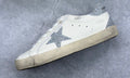 Golden Goose Silver Star Low-Top Sneakers