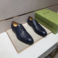 Gucci Men's Navy Lace-Up Shoes