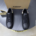 Burberry Check-Heel Low-Top Sneakers
