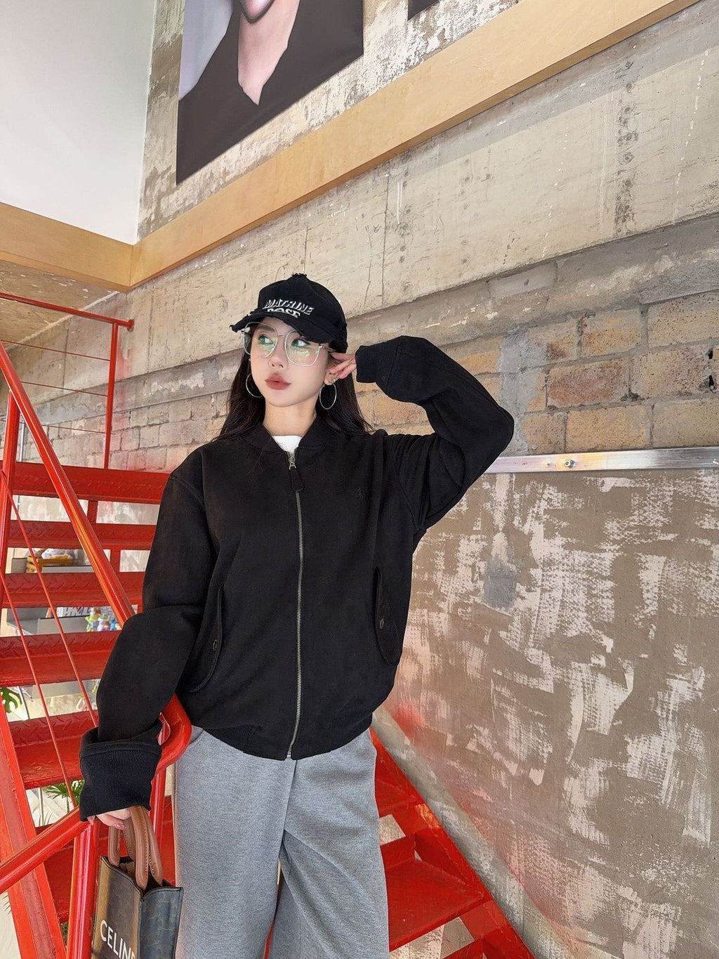 Ralph Lauren Embroidered Horse Zip-Front Jacket