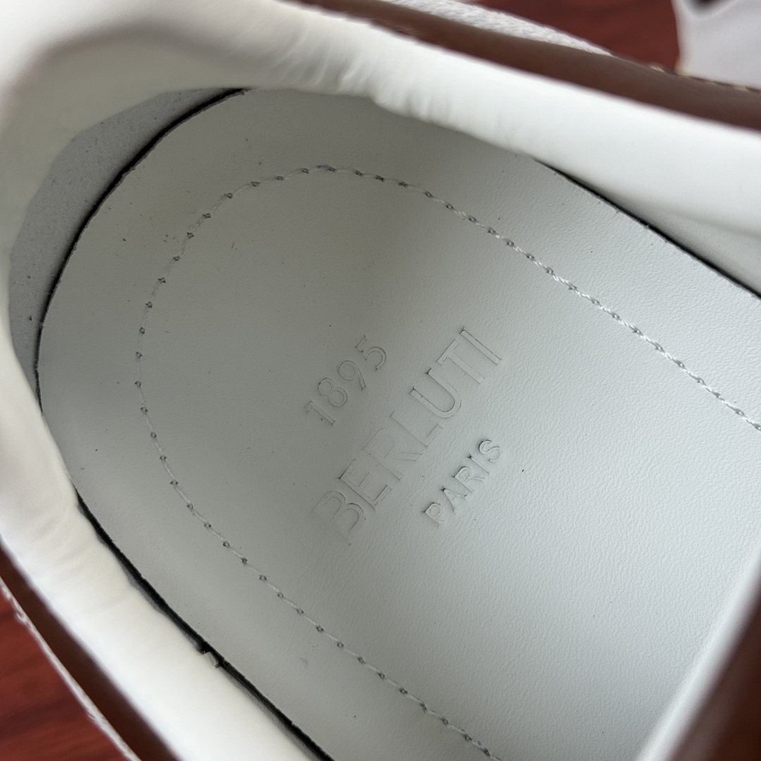Berluti Paneled Low-Top Sneakers