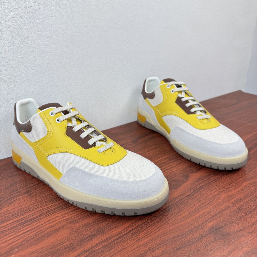 Berluti Paneled Low-Top Sneakers