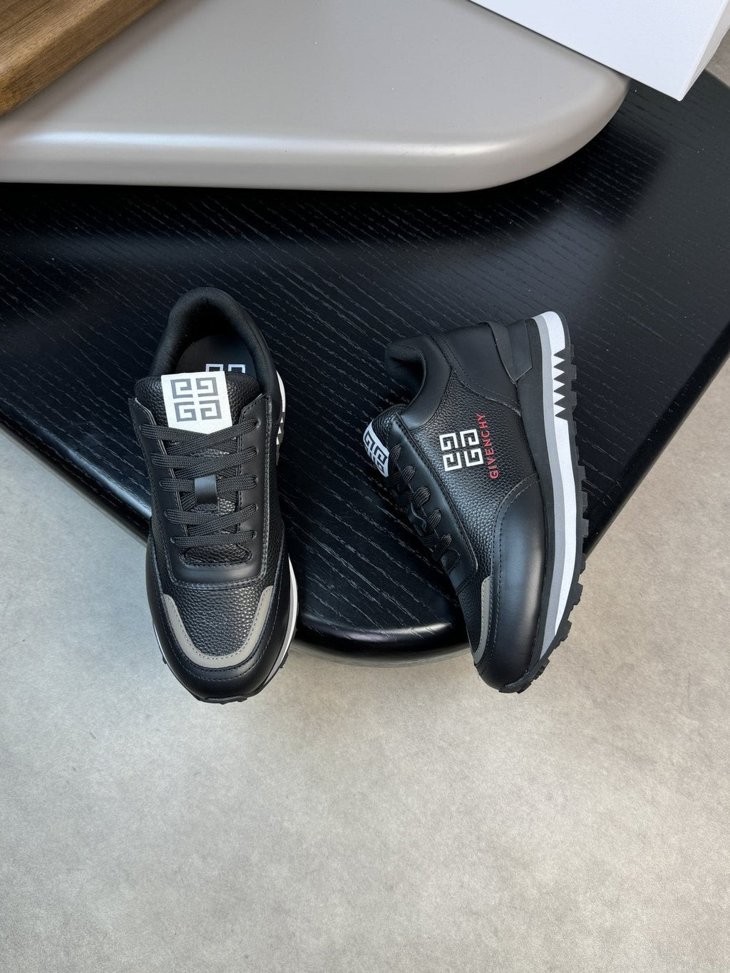 Givenchy Paneled Low-Top Sneakers