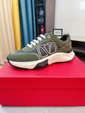 Valentino Paneled Low-Top Sneakers
